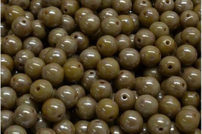 Round Druck Beads 6mm (111-19001-06x06-43010-43400)