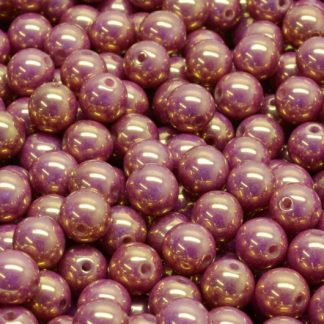 Round Druck Beads 6mm (111-19001-06x06-02010-14496)