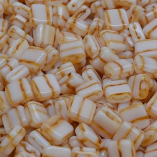 2 Holes Pressed Tile Beads 6x6mm (111-30516-06x06-07193)