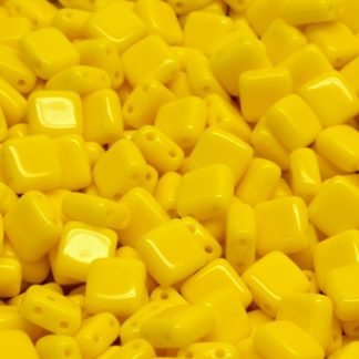 2 Holes Pressed Tile Beads 6x6mm (111-30516-06x06-83120)
