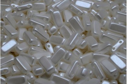 2 Hole Brick Beads 4x8mm (111-30516-04x08-02010-25001)