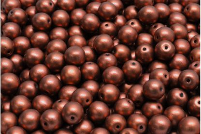 Round Druck Beads 6mm (111-19001-06x06-00030-01750)