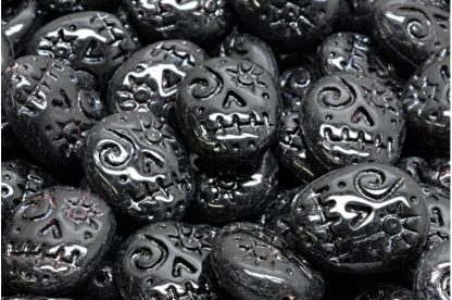 Woodoo Funny Face Beads 16x13mm (111-95022-16x13-23980)