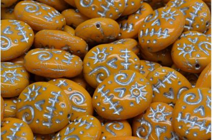 Woodoo Funny Face Beads 16x13mm (111-95022-16x13-93110-54301)