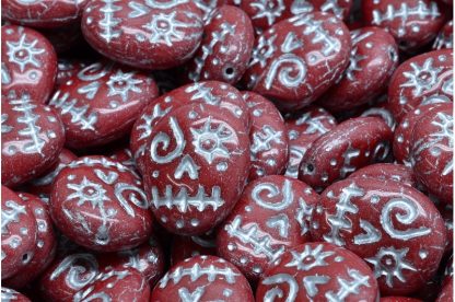 Woodoo Funny Face Beads 16x13mm (111-95022-16x13-93210-54301)