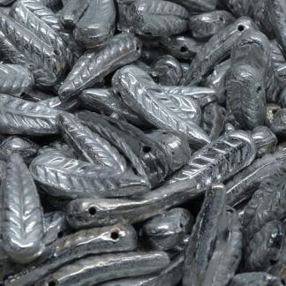 Bird Feather Beads 5x17mm (111-95023-05x17-23980-27003)