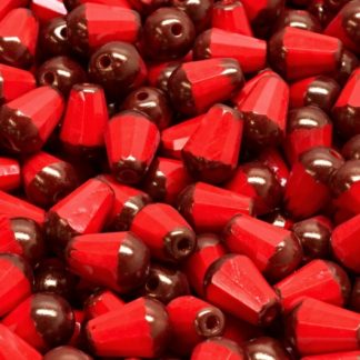 Firepolished Drop Beads 8x6mm (151-95101-08x06-93200-14415)