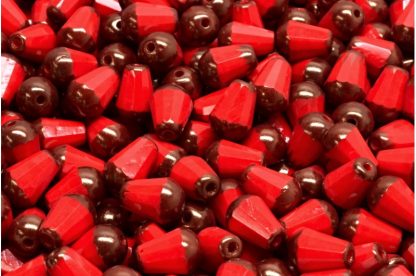 Firepolished Drop Beads 8x6mm (151-95101-08x06-93200-14415)