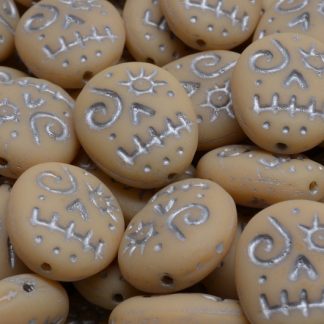 Woodoo Funny Face Beads 16x13mm (111-95022-16x13-13020-84100-54301)