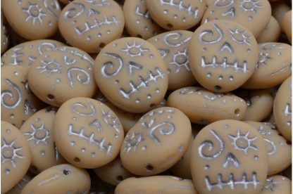 Woodoo Funny Face Beads 16x13mm (111-95022-16x13-13020-84100-54301)