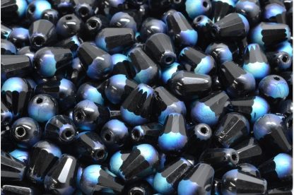 Firepolished Drop Beads 8x6mm (151-95101-08x06-23980-28703)