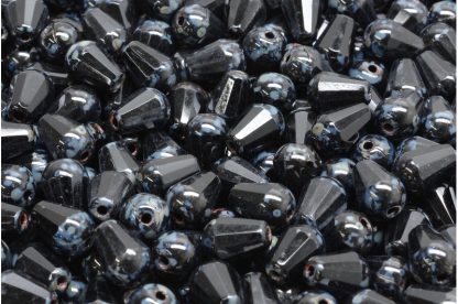 Firepolished Drop Beads 8x6mm (151-95101-08x06-23980-43400)