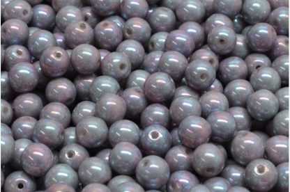Round Druck Beads 6mm (111-19001-06x06-02010-15001)