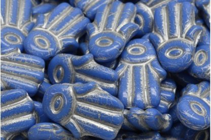 Hamsa Hand Beads 14x20mm (111-95024-14x20-33040-54301)
