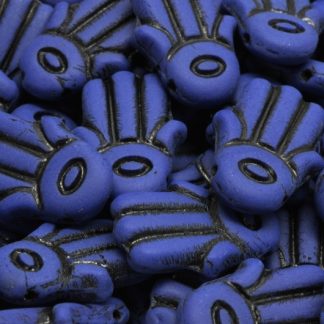 Hamsa Hand Beads 14x20mm (111-95024-14x20-33070-46441-84100)