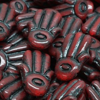 Hamsa Hand Beads 14x20mm (111-95024-14x20-91260-46441)