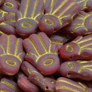 Hamsa Hand Beads 14x20mm (111-95024-14x20-91260-54302-84100)