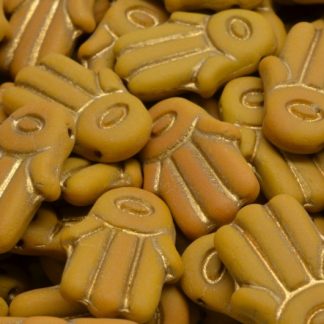 Hamsa Hand Beads 14x20mm (111-95024-14x20-13740-54302-84100)