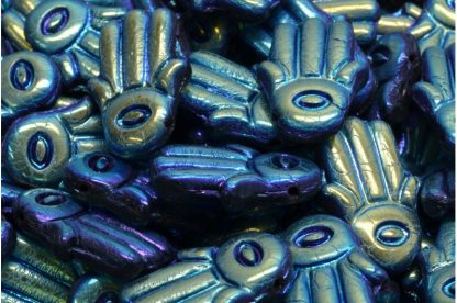 Hamsa Hand Beads 14x20mm (111-95024-14x20-23980-28703)