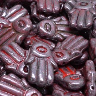 Hamsa Hand Beads 14x20mm (111-95024-14x20-93190-65431)