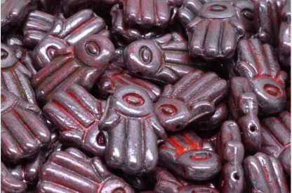 Hamsa Hand Beads 14x20mm (111-95024-14x20-93190-65431)