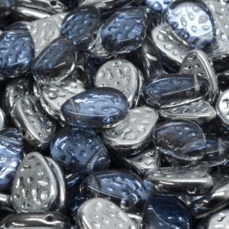 Flat Dotty Tear Drop Beads 9x11mm (111-95055-09x11-00030-26901)