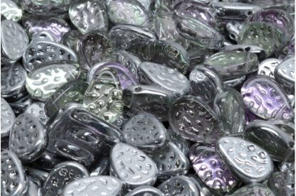Flat Dotty Tear Drop Beads 9x11mm (111-95055-09x11-00030-26536)