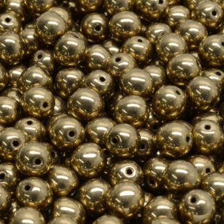 Round Druck Beads 6mm (111-19001-06x06-23980-90215)