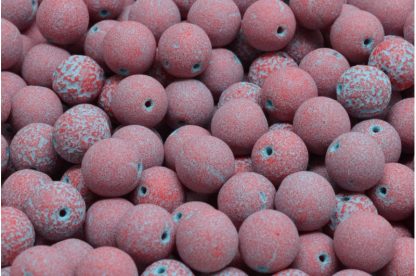 Round Druck Beads 8mm (111-19001-08x08-93200-ETCH-54308)