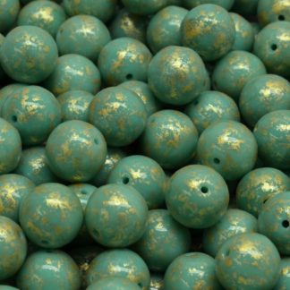 Round Druck Beads 8mm (111-19001-08x08-63130-94401)