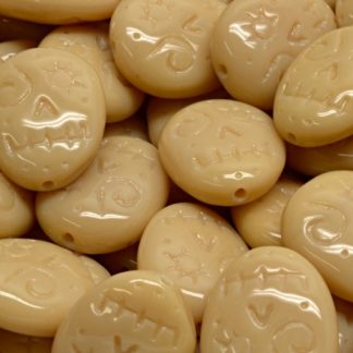 Woodoo Funny Face Beads 16x13mm (111-95022-16x13-13020)