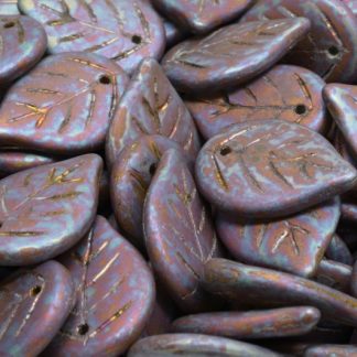 Apple Leaf Beads 18x13mm (111-00076-18x13-50220-84100-15781)