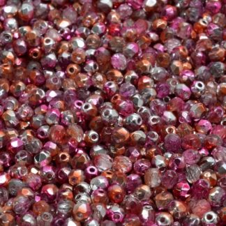 Firepolished Round Beads 3mm (151-19001-03x03-00030-48216)