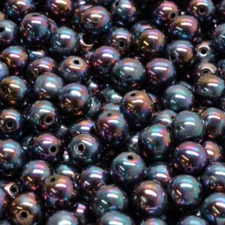 Round Druck Beads 6mm (111-19001-06x06-23980-15001)