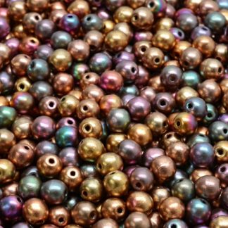 Round Druck Beads 4mm (111-19001-04x04-00030-01640)