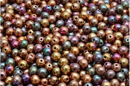Round Druck Beads 4mm (111-19001-04x04-00030-01640)
