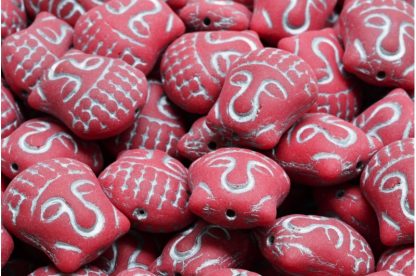 Buddha Head Beads 15x14mm (111-95025-15x14-93210-54301-84100)