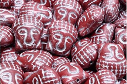 Buddha Head Beads 15x14mm (111-95025-15x14-93210-54301)