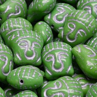 Buddha Head Beads 15x14mm (111-95025-15x14-53320-54301)