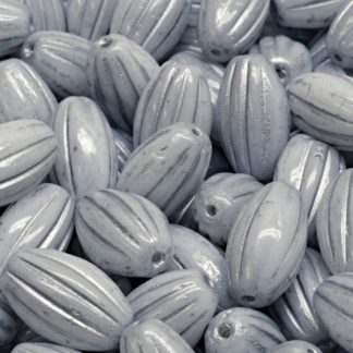 Olive Melon Beads 14x8mm (111-22202-14x08-02010-54301)