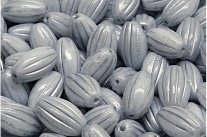 Olive Melon Beads 14x8mm (111-22202-14x08-02010-54301)