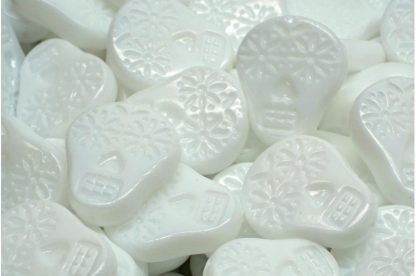 Sugar Skull Beads 20x16mm (111-30547-20x16-02010)