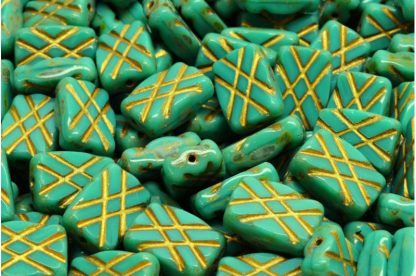 TCB Designed Rectangle Beads 12x8mm (991-99111-12x08-63140-86800-54302)