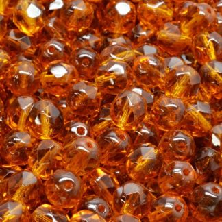 Firepolished Round Beads 6mm (151-19001-06x06-10090)