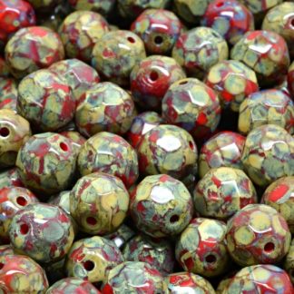 Firepolished Round Beads 8mm (151-19001-08x08-93200-86800)