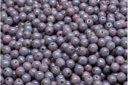 Round Druck Beads 4mm (111-19001-04x04-02010-15001)