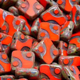 TCB Squared Designed Beads 10x10mm (991-99103-10x10-93140-86800)