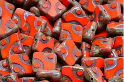 TCB Squared Designed Beads 10x10mm (991-99103-10x10-93140-86800)