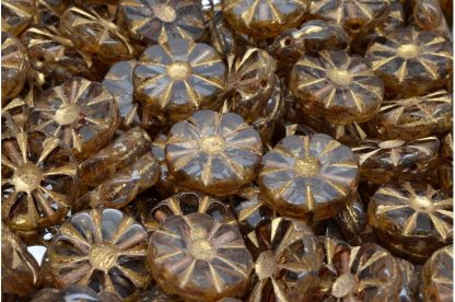 TCB Sunflower Beads 12x12mm (991-99117-12x12-00030-86800-54302)