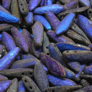 2 Hole Dagger Beads 5x16mm (111-69812-05x16-23980-ETCH-22203)